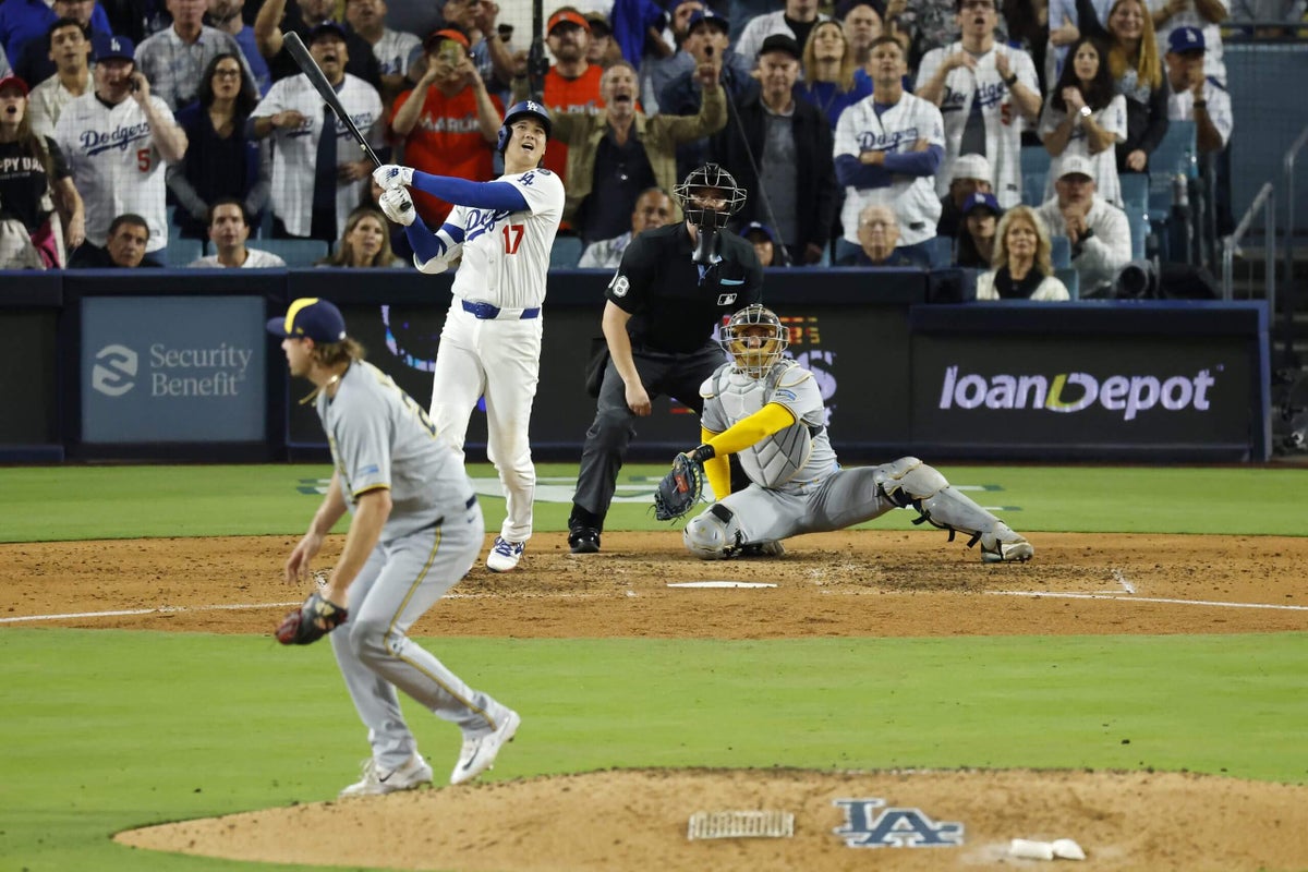 Ohtani’s 3-homer, 10-strikeout game powers Dodgers back to World Series