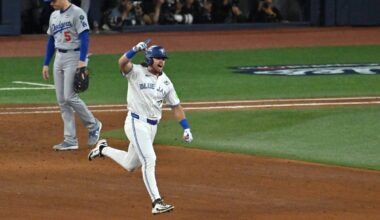 Blue Jays smash Dodger mystique with home run binge to take World Series Game 1