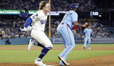 The Dodgers’ offense hasn’t gotten going, and it’s running out of time