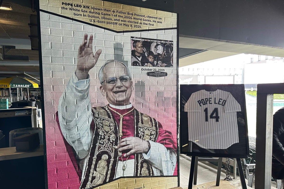 Remember when Pope Leo XIV went to the World Series? Now it’s part of White Sox lore