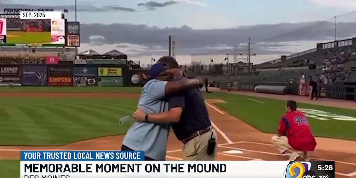 Iowa Cubs share special moment with young fan