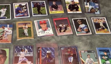 Ryan Thompson's baseball cards...