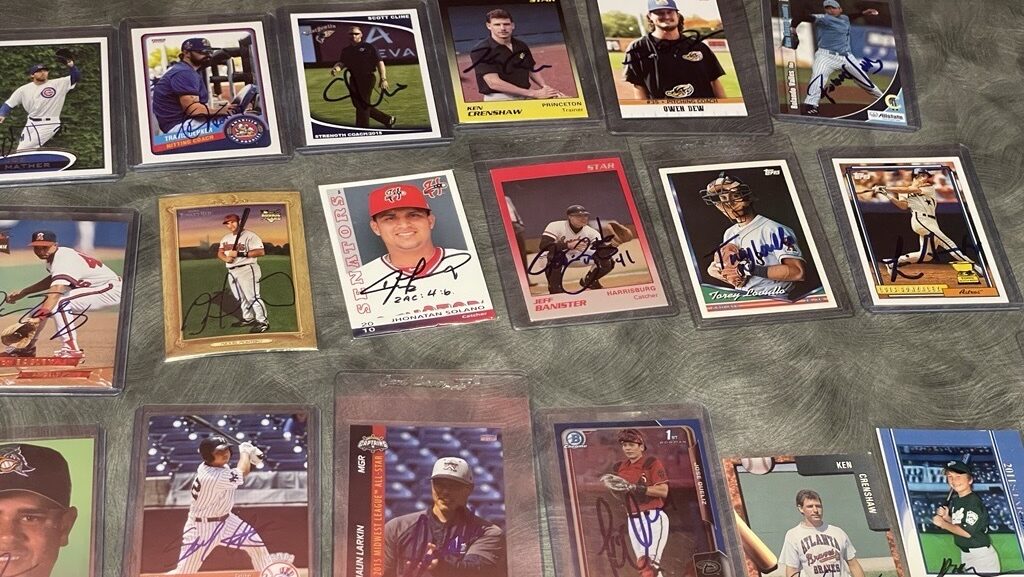 Ryan Thompson's baseball cards...