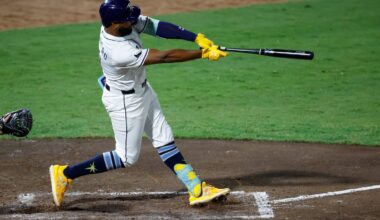 Rays’ Junior Caminero among AL finalists for Hank Aaron Award - Tampa Bay Times