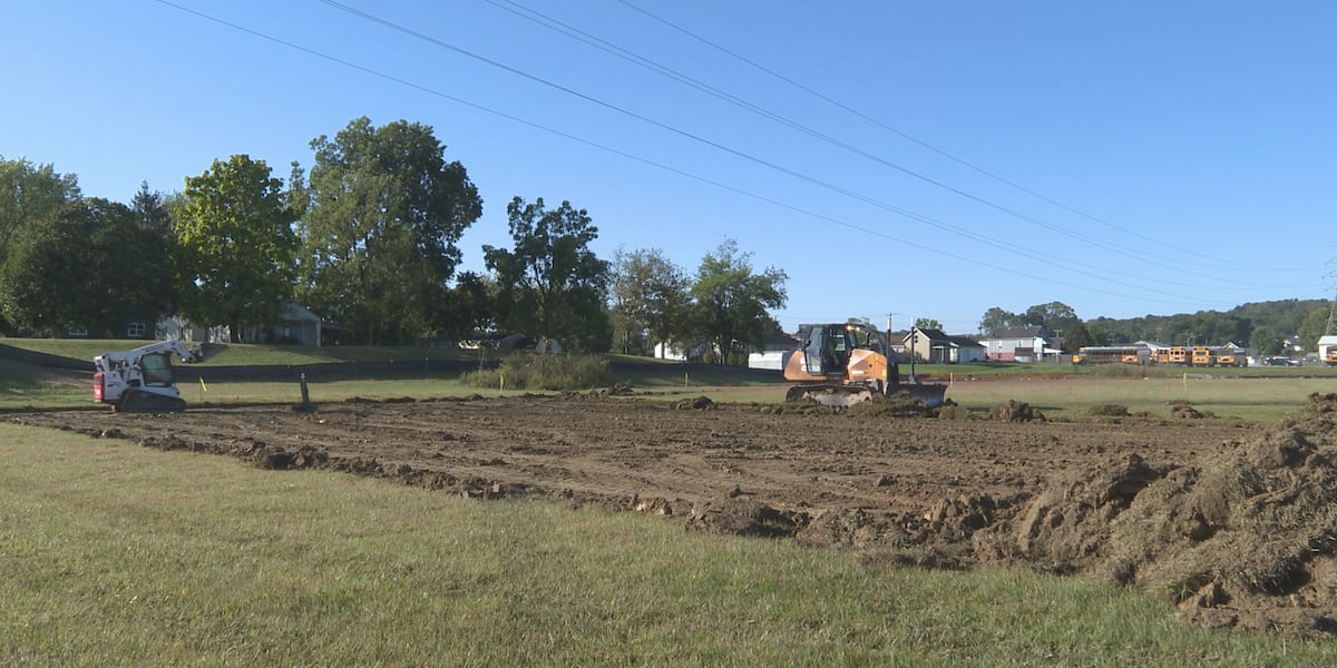 Parkersburg South breaks ground on new baseball, softball field