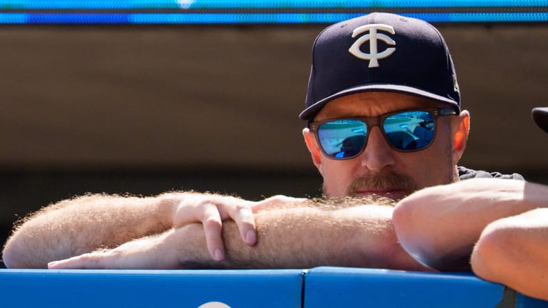 Former Twins manager Rocco Baldelli - Cleveland Guardians at Minnesota Twins