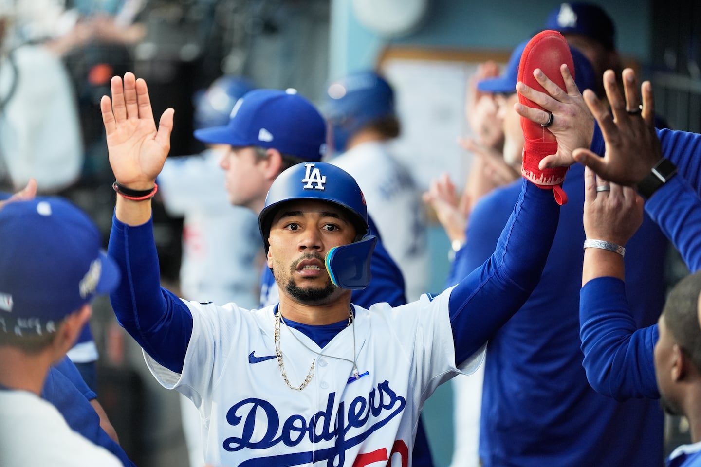 A defensive stalwart at shortsthop, Mookie Betts leads the Dodgers into the World Series.