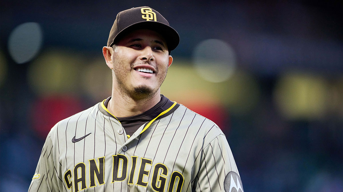 San Diego Padres third baseman Manny Machado (13) walks to the dugout after the second inning against the San Francisco Giants at Oracle Park.