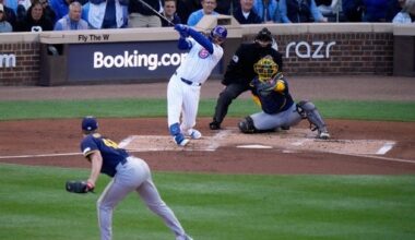 Inver Grove Heights native Michael Busch hits another leadoff homer for the Cubs in NL Division Series against the Brewers