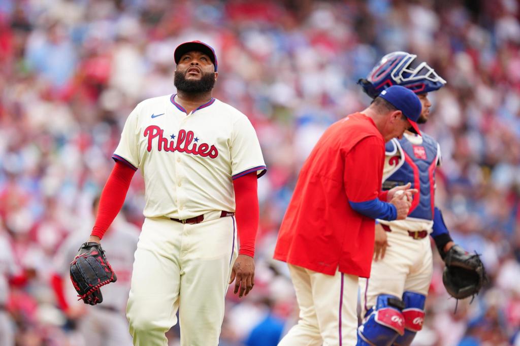 Phillies' Jose Alvarado done for season with 'pretty mild' forearm strain