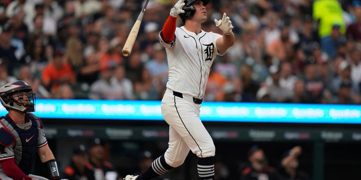 Kerry Carpenter’s homer leads Tigers to 6-3 win over Twins