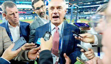 Manfred optimistc MLB stars will play at LA Games