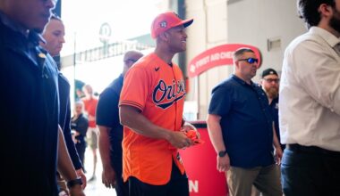 Wes Moore talked diplomacy in David Rubenstein’s Oriole Park suite