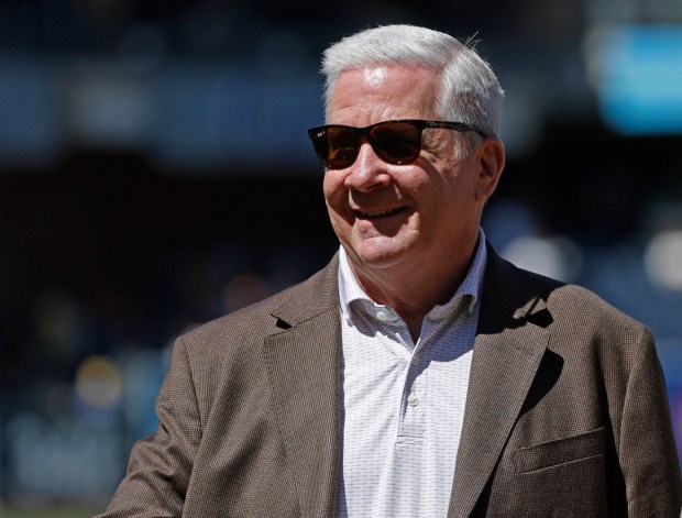 San Diego Padres Chairman John Seidler looks on before a game against the Milwaukee Brewers at Petco Park on Sept. 24, 2025 in San Diego, CA. (Photo by K.C. Alfred / The San Diego Union-Tribune)
