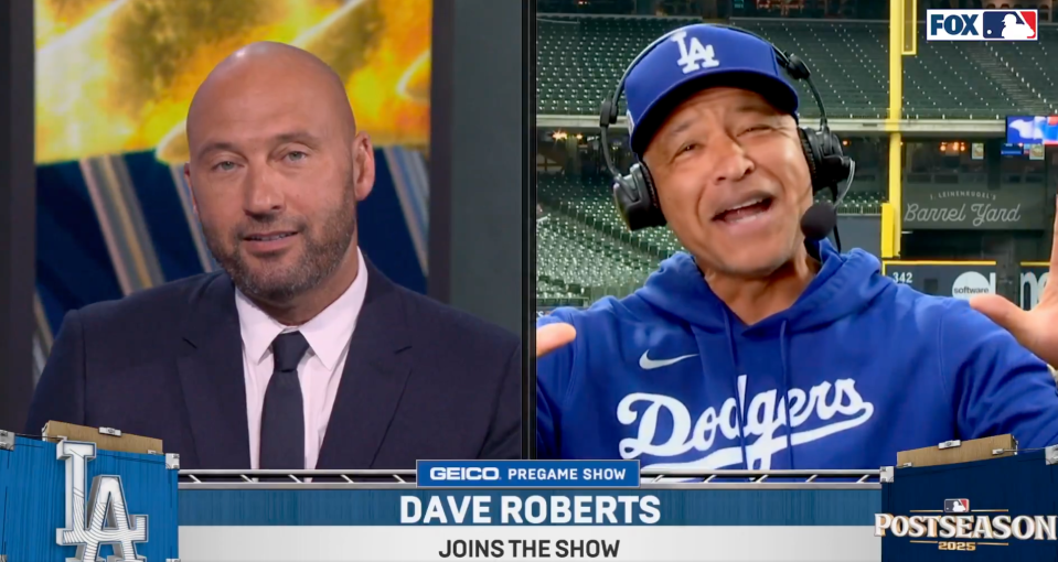 Dave Roberts fires a subtle dig at the 2003 Yankees team - which Jeter was a part of