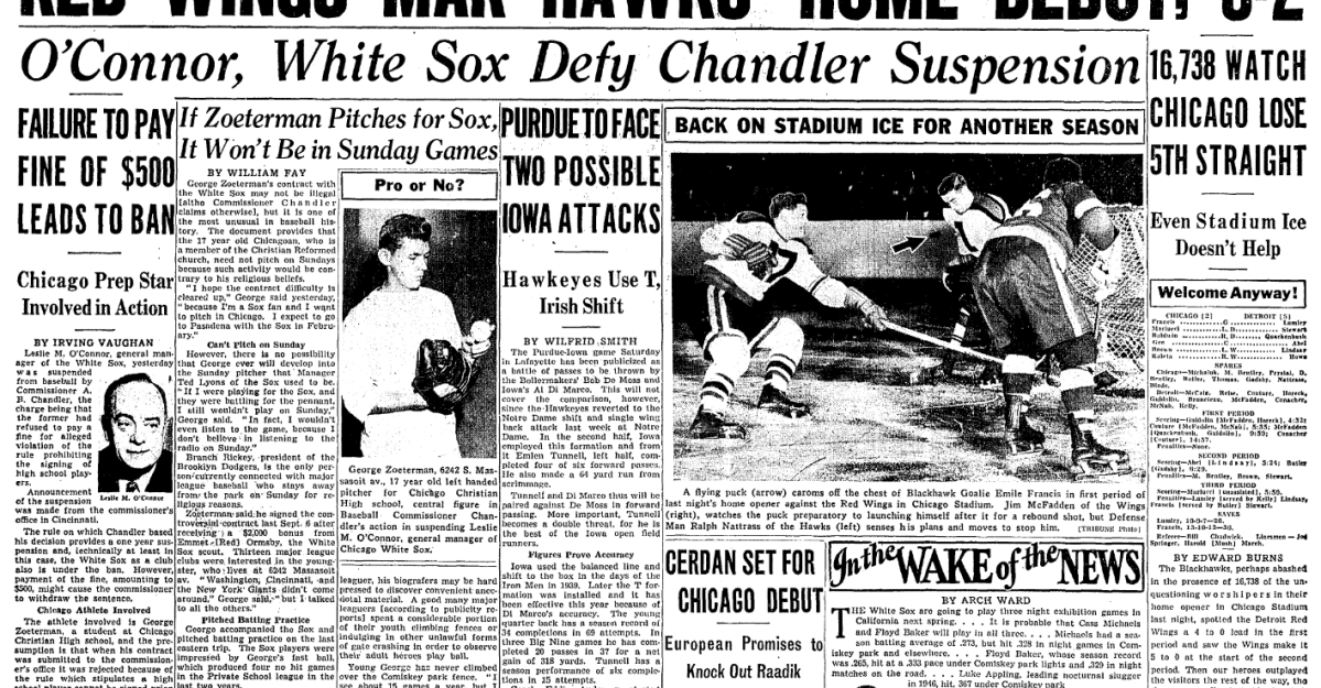 Today in Chicago White Sox History: October 29