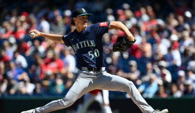 Seattle Mariners Bryce Miller Cleveland 2025...