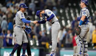 Yamamoto throws 3-hitter as Dodgers beat Brewers 5-1 for 2-0 lead in NLCS