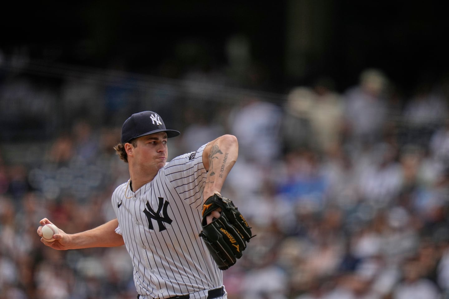 Cam Schlittler grew up in Walpole before playing for Northeastern.