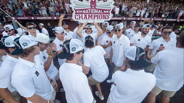 Mississippi State's Jack Bauer chose the perfect jersey number to begin his college baseball career image