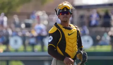 Padres predicted to trade top 100 prospects Ethan Salas, Kruz Schoolcraft for $400 million Cy Young winner image