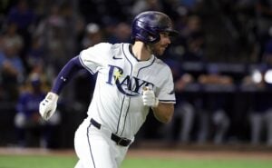 The Pirates landed Brandon Lowe in a three-team trade on Friday.