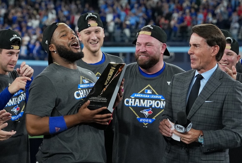 Vladimir Guerrero Jr. & John Schneider React To Blue Jays Facing Dodgers In World Series