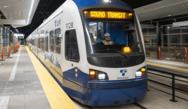 Sound Transit train routes...
