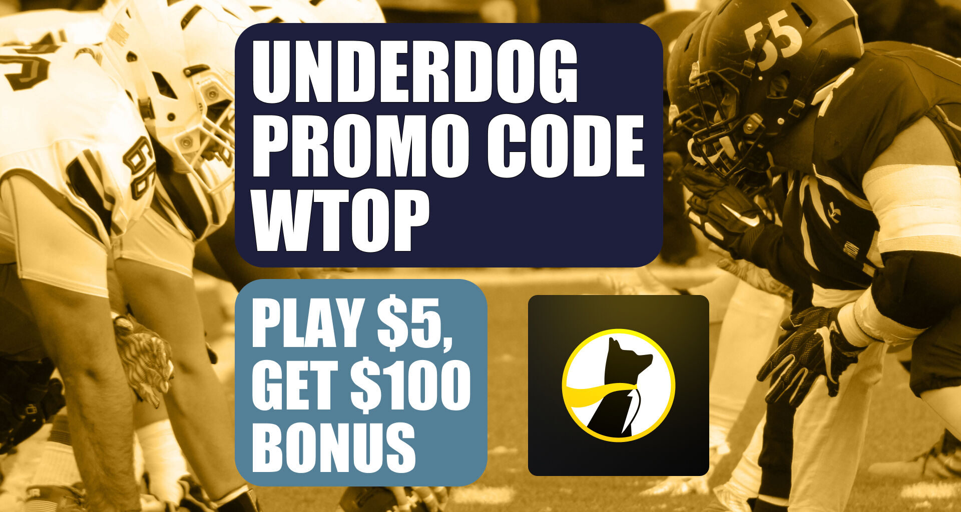Underdog Promo Code WTOP: Claim $100 Bonus for MLB, NHL, NFL Week 7
