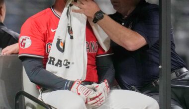 Guardians’ David Fry hospitalized after being hit in face by pitch during crucial win over Tigers