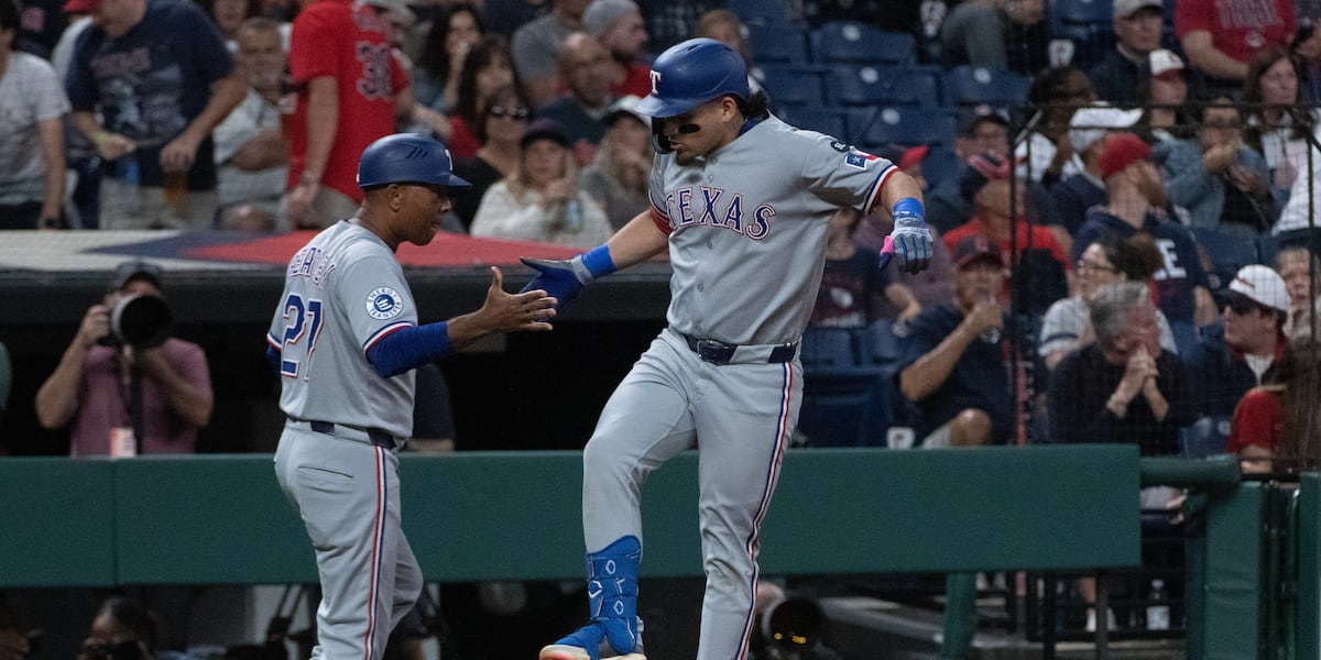 Guardians remain tied in the AL Central after 7-3 loss to Rangers