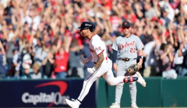 Guardians rally for five runs in eighth inning to beat Tigers, 6-1, and force deciding Game 3 in wild card series