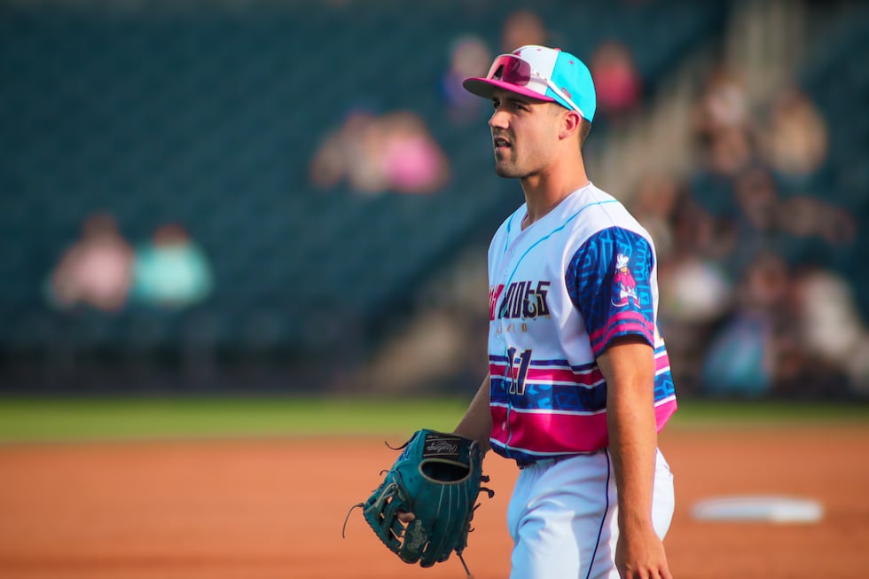 Ryan Waldschmidt, the Diamondbacks #3 overall prospect, making his Amarillo AA debut