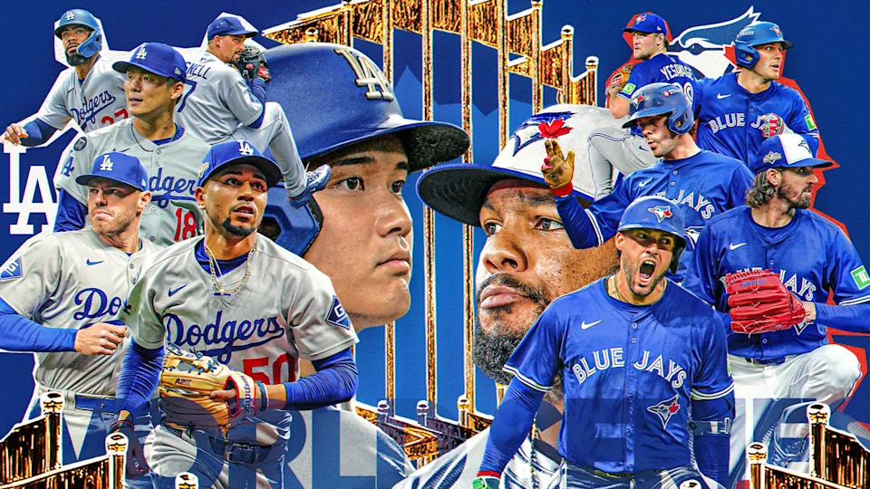 Will it be the Dodgers as repeat champs or the Blue Jays with their first title in 32 years? (Bruno Rouby/Yahoo Sports)
