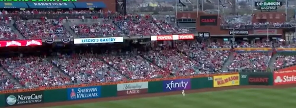 One Redditor showed in detail how much more advertising exists now at the Phillies' Citizens Bank Park than just a few years ago.
