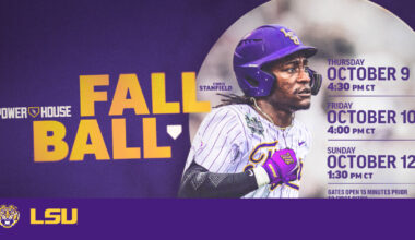 This Week’s Baseball Fall Intra-Squad Scrimmages Schedule – LSU