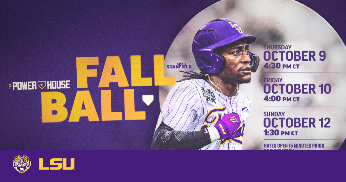 This Week’s Baseball Fall Intra-Squad Scrimmages Schedule – LSU