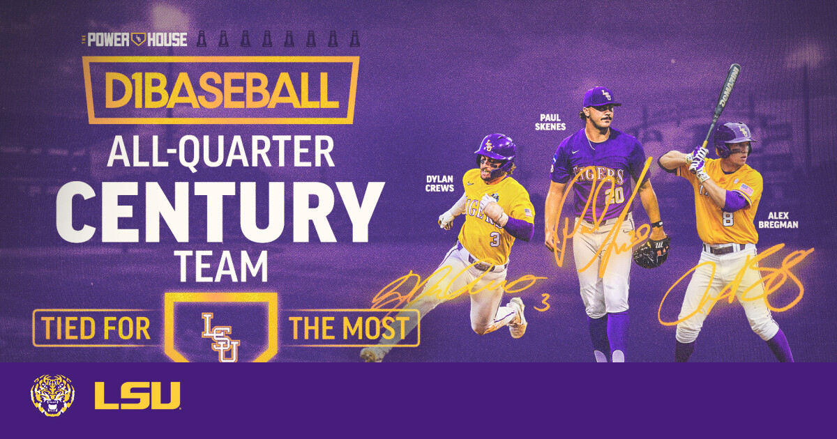 Skenes, Crews, Bregman Named to D1 Baseball All-Quarter Century Team – LSU