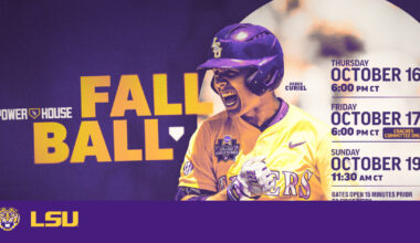This Week’s Baseball Fall Intra-Squad Scrimmages Schedule – LSU
