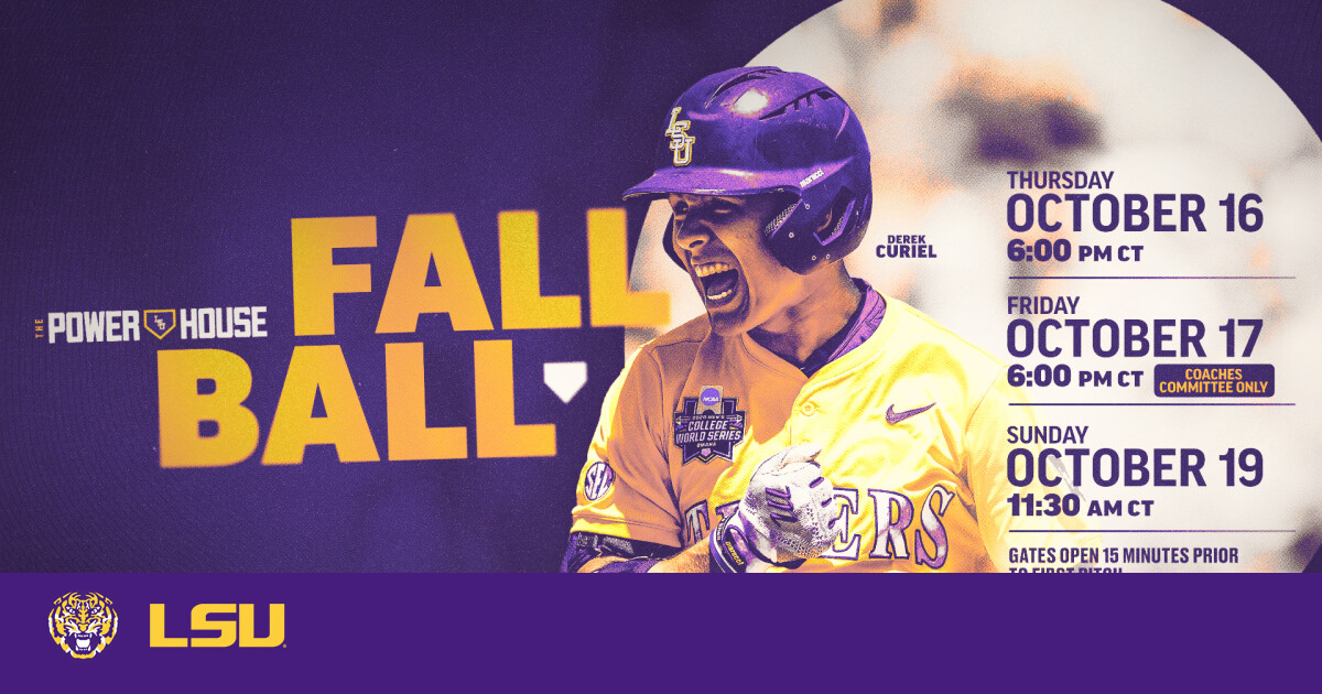 This Week’s Baseball Fall Intra-Squad Scrimmages Schedule – LSU