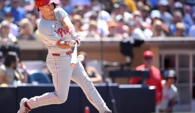 J.T. Realmuto's double in the 8th helps Philadelphia Phillies beat Padres to avoid sweep