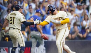 Brewers win 1st postseason matchup against Cubs in game 1 of NLDS