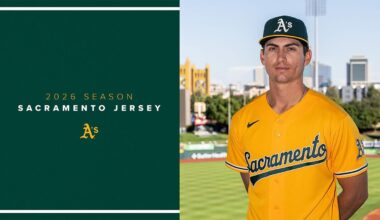 Guess What! The A's Will Have 'Sacramento' on Their (Alternate) Jerseys Starting Next Season