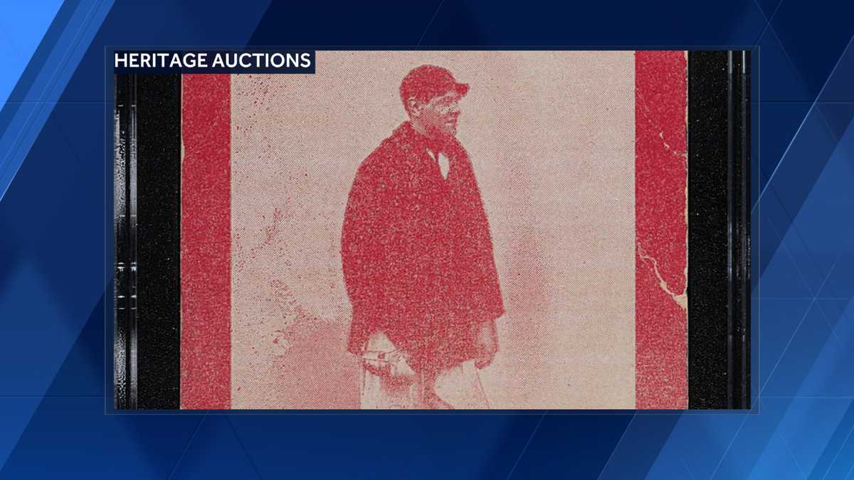 Very rare Babe Ruth baseball card once again up for auction