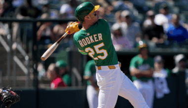 Athletics open path for slugging prospect by moving Brent Rooker to the outfield