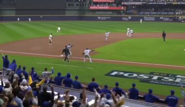 Brewers turn chaotic 8-6-2 double play to rob Dodgers of grand slam