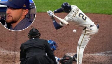 Why Brewers star didn't let pitch hit him to tie NLCS in controversial moment