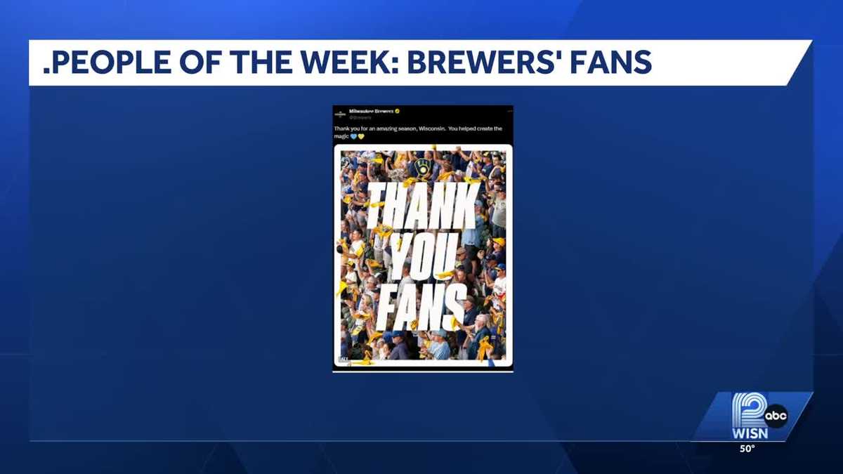 People of the Week: Brewers' fans