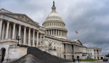 This is the third time Trump has presided over a federal funding lapse, the first since his return to the White House this year. (AP Photo/J. Scott Applewhite)