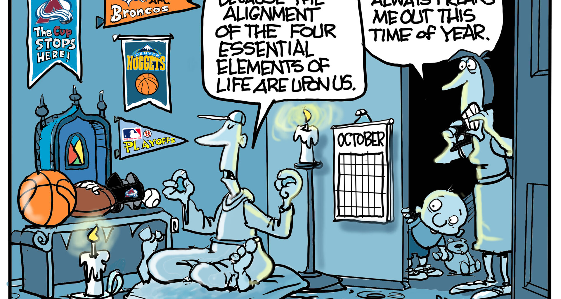 October, when the sports stars align